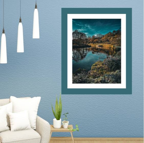 Winter Moorings, Lostwithiel Cornwall, Print by A D Photography